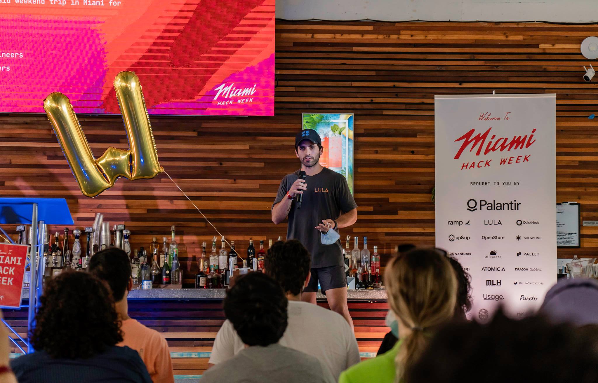 Miami Hack Week - builders collaborating in a hacker house